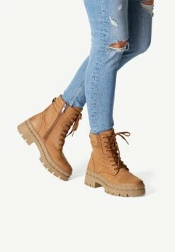 Marco Tozzi Stivaletti Con PlateauCognac Donna Stivaletti M3111N13L-O11