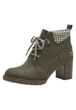 Marco Tozzi Stivaletti Stringati - Khaki Comb -Vendite Scarpe Donna 2654c1b11e8743dead0a7534d5e93957