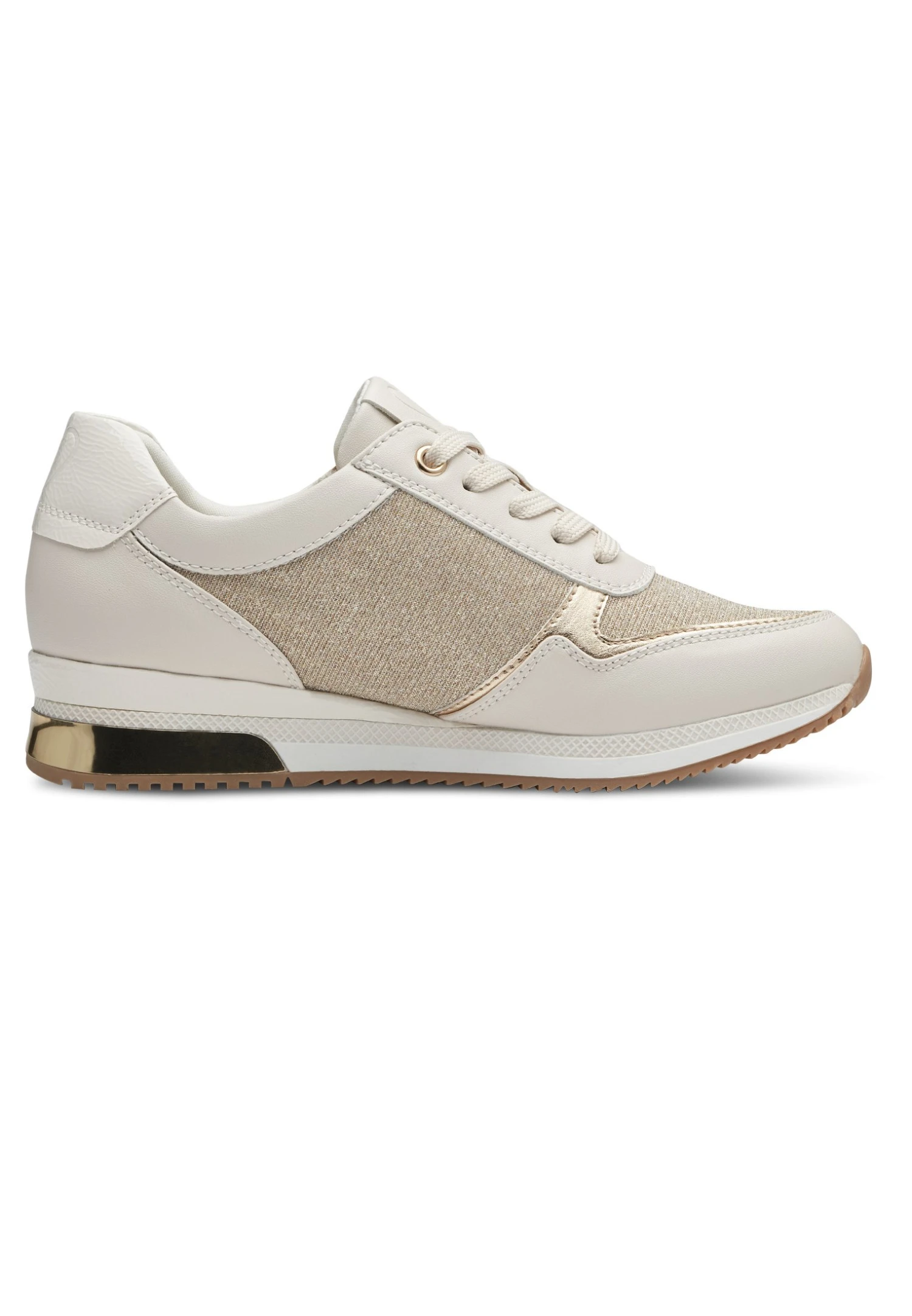 Marco Tozzi Sneakers Basse - Cream Gold 7 Marco Tozzi Sneakers Basse - Cream Gold - immagine 5