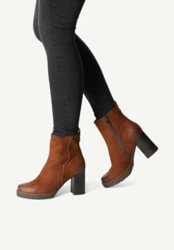 Marco Tozzi Stivaletti Con PlateauCognac Donna Stivaletti M3111N13W-O11