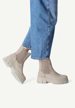 Marco Tozzi Stivaletti Con PlateauTaupe Nubuck Donna Stivaletti M3111N133-B11