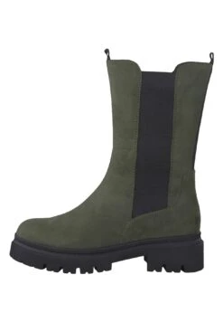 Marco Tozzi Stivali Con Plateau - Khaki Comb