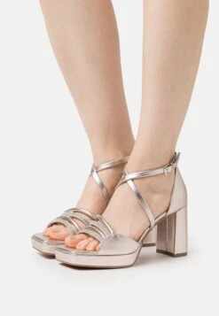 Marco Tozzi Sandali Con Tacco - Platinum