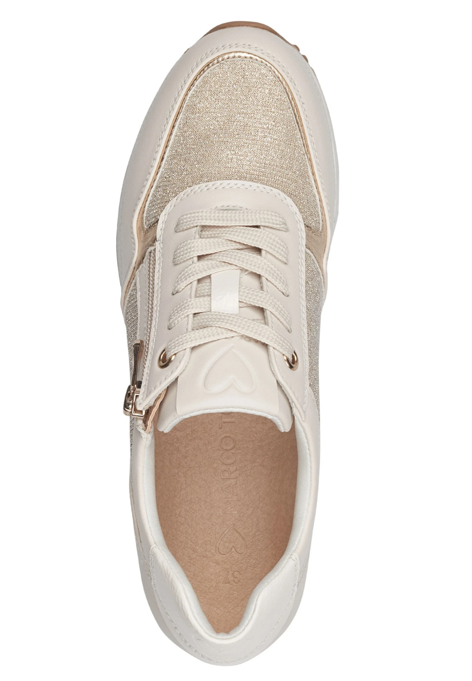 Marco Tozzi Sneakers Basse - Cream Gold 5 Marco Tozzi Sneakers Basse - Cream Gold - immagine 3