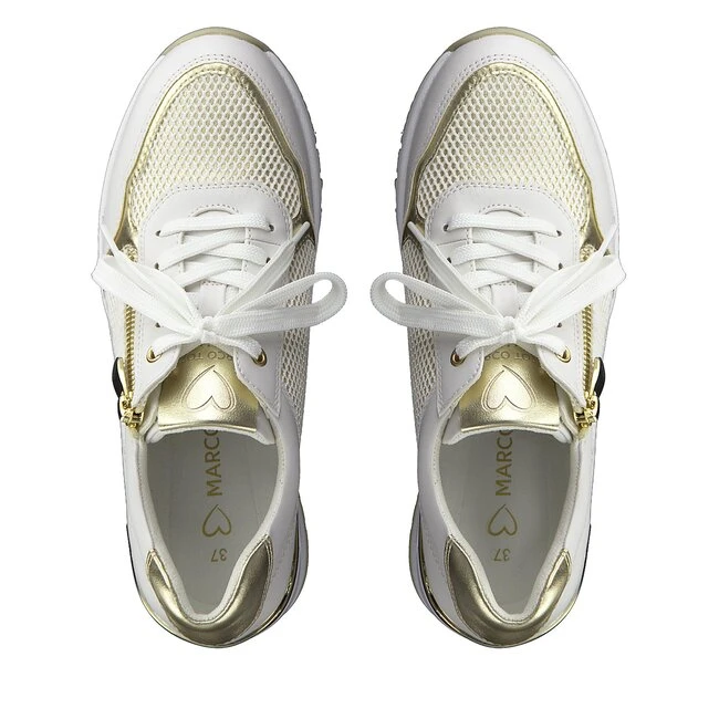 Sneakers Marco Tozzi - 2-2-23743-20 White/Gold 5 Sneakers Marco Tozzi - 2-2-23743-20 White/Gold - immagine 3
